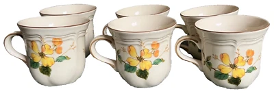 De colección-Raro- Juego de 6 tazas de café Mikasa Goldwood F2001 Foto 1 de 4