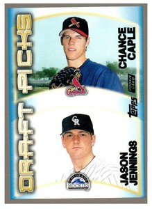 2000 Topps #212 Chance Caple / Jason Jennings DPK, RC MT-NRMT