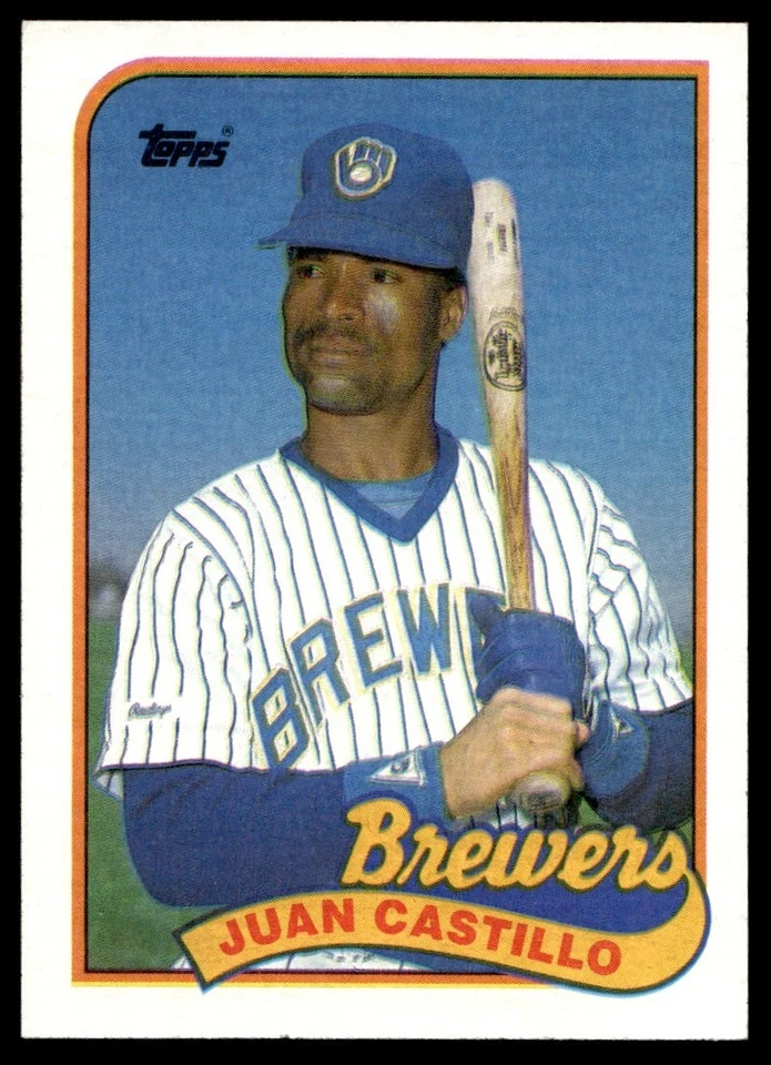 1989 Topps Juan Castillo Milwaukee Brewers #538 - Image 1 of 2
