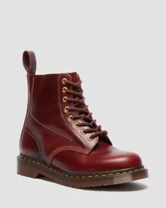 Botas Dr. Martens 1460 Love Letter Cuero Edición Limitada Borgoña - Imagen 1 de 10