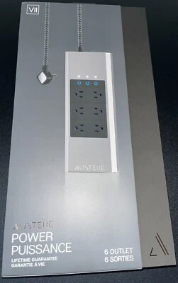 AUSTERE VII Series 4000 Joules EMI/RFI Filter 6-Outlet Surge Protector USB-C PD - Image 1 of 4