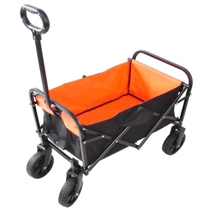 Carro plegable plegable de jardín de alta resistencia para césped utilitario al aire libre playa - Imagen 1 de 16