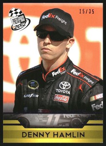 2012 Press Pass Purple #15 Denny Hamlin /35   