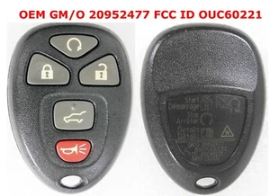 GM CHEVY TAHOE Enclave Escalade KEYLESS OEM REMOTE START FOB OUC60221 20952477 - Picture 1 of 2