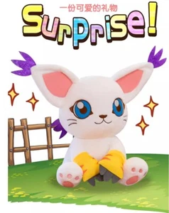 Digimon Adventure Tailmon Large Plushie Doll Toys Stuffed Pillow 25.5'' Figures - Foto 1 di 19