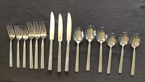 Pfaltzgraff MACKENZIE Stainless flatware BRIGHTON--Korea--15 PC. 3 place setting - Picture 1 of 12