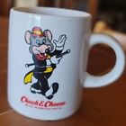 Chuck E. Cheese's Pizza Miniature Sized Espresso Ceramic Coffee Cup Vintage 1991