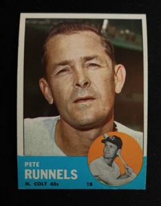 1963 Topps Baseball #230 PETE RUNNELS, Houston Colts, EX-EXMINT - Picture 1 of 2