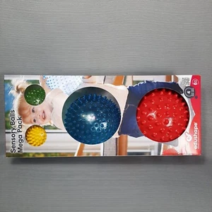 Edushape Sensory Balls Mega Pack 4 Different Size Easy Grip Textured Balls NEW - Picture 1 of 12