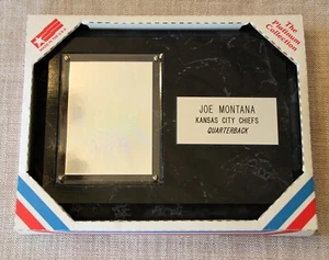 Joe Montana ~ The Platinum Collection ~ Wall Plaque/Hologram Card ~ KC Chiefs - Picture 1 of 3