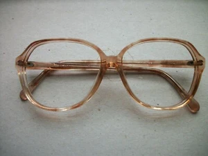 Vintage Optical Frames Titmus Z-87 USA 140 Plastic Light Rose Color Eyeglasses H - Imagen 1 de 9
