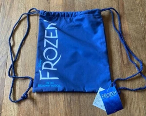 New Disney Frozen The Hit Broadway Musical Drawstring VIP Cinch Bag Backpack - Picture 1 of 5