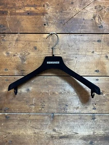 Versace Designer Suit/Jacket/Shirt Black Velvet Felt Hanger - Picture 1 of 8