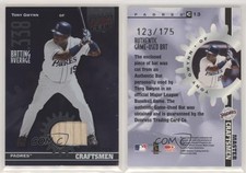 2002 Donruss Best of Fan Club Master Craftsmen Game-Used Bat /175 Tony Gwynn HOF