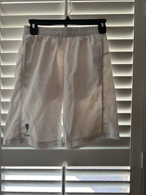 International Tennis Hall Of Fame Tennis Shorts Boys/White/Medium 8-10 - Image 1 of 4