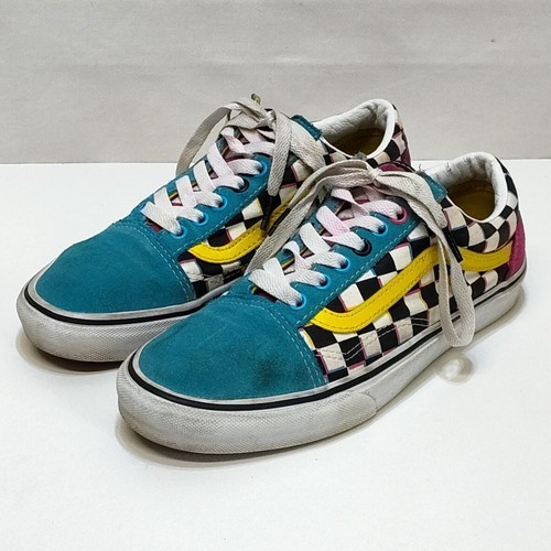 Vans Oldol Skooly "Crazy" Checks"s Sn daateboard Skateb 7214 Uom 6 5na D