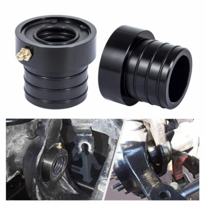 2PCS Front Axle Tube Seal Pair for Jeep Wrangler JK TJ XJ ZJ MJ Dana 30/44 Black - Image 1 of 4
