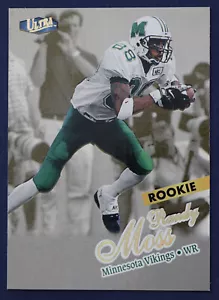 1998 Ultra Gold Medallion #207G Randy Moss NMMT+ - Picture 1 of 2