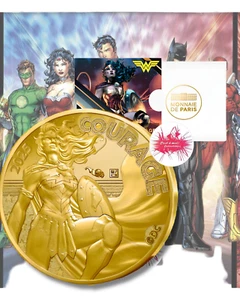 France, 2025, 250 euro, Gold Coin , DC: Justice League, Courage! - Picture 1 of 6