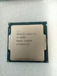 OEM Intel Core i5-6600K 6MB Cache 3.5Ghz Quad Core Processor LGA1151 SR2L4 - Picture 1 of 2