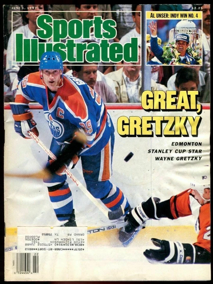 Sports Illustrated June 1, 1987 Edmonton Oilers Wayne Gretzky - Image 1 of 1