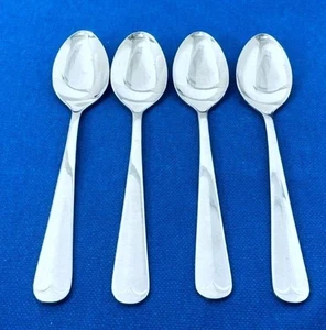 The MAIN COURSE MNF3 Korea Stainless Flatware -Set of  4 Five O'Clock Teaspoons - Picture 1 of 1