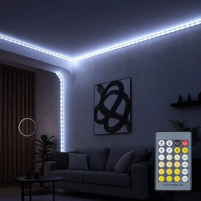 Striscia LED Luce Dimmerabile Con Telecomando CCT Autoadesiva L 300 cm - Immagine 1 di 4