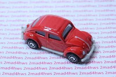 '19 Matchbox PACKAGE PULL suelto rojo '62 Volkswagen Beetle BUG road trip 12/100 Foto 1 de 4