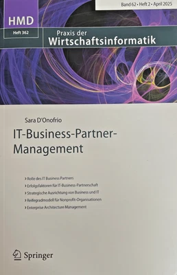 HMD Heft 362, Band 62 Heft 2 April 2025, IT-Business-Partner-Management - Bild 1 von 3