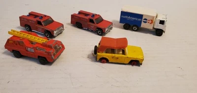 Vintage Hot Wheels & Matchbox Trucks Rescue N American Blaze & Field Car Rare - Image 1 of 4