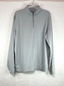 Suéter Peter Millar Para Hombre XL Gris Corona Deportivo 1/4 Cuarto Cremallera Golf - Imagen 1 de 10