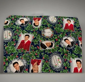Elvis Presley Christmas fabric ( 1/2 Yard) 42’wide - Picture 1 of 4