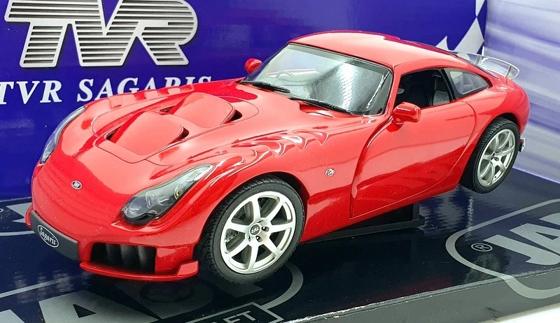 Jadi 1/18 Scale Diecast - JM-98081 TVR Sagaris - Formula Red - Image 1 of 4