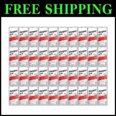 40 Count LR44 Alkaline Button Cell Batteries - Perfect for Home & Gadgets - Image 1 of 2