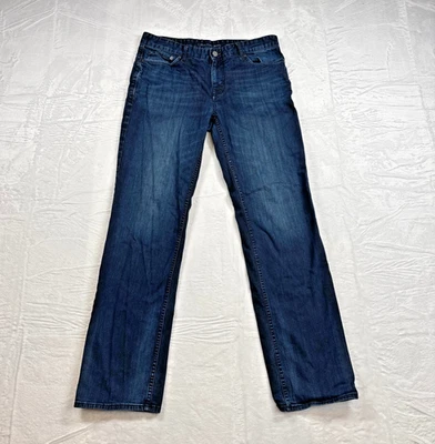 Calvin Klein Jeans Mens 34x34 Blue Straight Leg Dark Wash Denim - Image 1 of 4