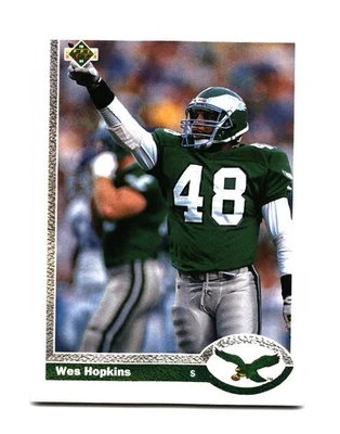 1991 Upper Deck Wes Hopkins 106b - Image 1 of 2
