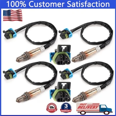 4Pc Oxygen Sensor For 2009-2011 Buick Enclave Chevrolet Traverse GMC Acadia 3.6L - Image 1 of 4