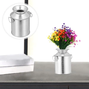 12 pcs Metall verzinkte Vase Shabby Chic Vase Vintage Bauernhaus - Bild 1 von 12