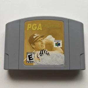 Cartucho Auténtico PGA European Tour N64 Nintendo 64 Limpio Probado Súper Raro - Imagen 1 de 8