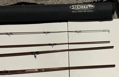 St Croix Imperial USA Fly Rod - 8' 6",  4 Wt, 4 piece Fly Rod and Case - New - Image 1 of 2