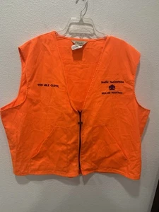 WALLS Size 2XL XXL Blaze Orange Hunting Vest Full Zip Front Pockets Safety USA - Picture 1 of 12