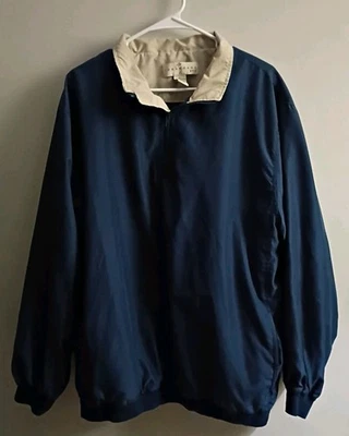 Chaqueta cortavientos de golf CONSENSUS GOLF para hombre con cremallera de cuarto talla L Foto 1 de 4