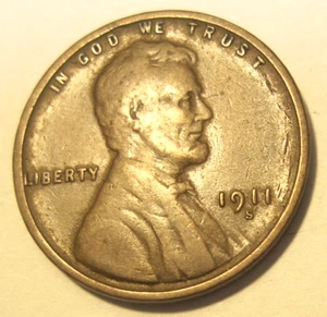 1911 S * SEMI KEY Date LINCOLN, exact CENT SHOWN * USA Only Please ! * FREE SHIP - Picture 1 of 4