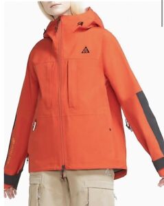 Nike ACG Gore-Tex GTX Waterproof Jacket Coat Orange CV0598-891 Women’s Medium