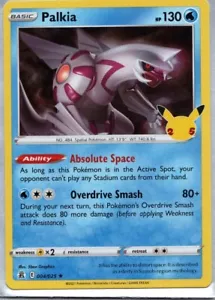2021 pokemon celebrations holo PALKIA - Picture 1 of 1