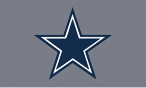Dallas Cowboys 3X5 Feet Flag Blue Star Grey Background Mancave Outdoor Banner - Picture 1 of 1
