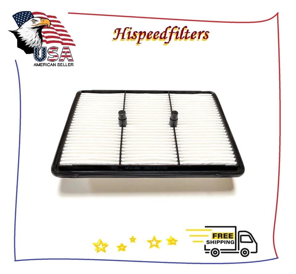 Filtro de aire del motor para 2017-22 KIA Niro 2017-23 Hyundai Ioniq vendedor de EE. UU. envío rápido Foto 1 de 1