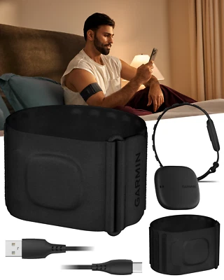 Monitor de sono Garmin Index L/XL banda de sono inteligente métricas de recuperação de rastreamento de sono - Imagem 1 de 4