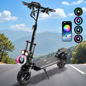 Adult Foldable Electric Scooter 2500W 70KM/H 70KM Range Off Road 11" Tyre E-Bike - Picture 1 of 24