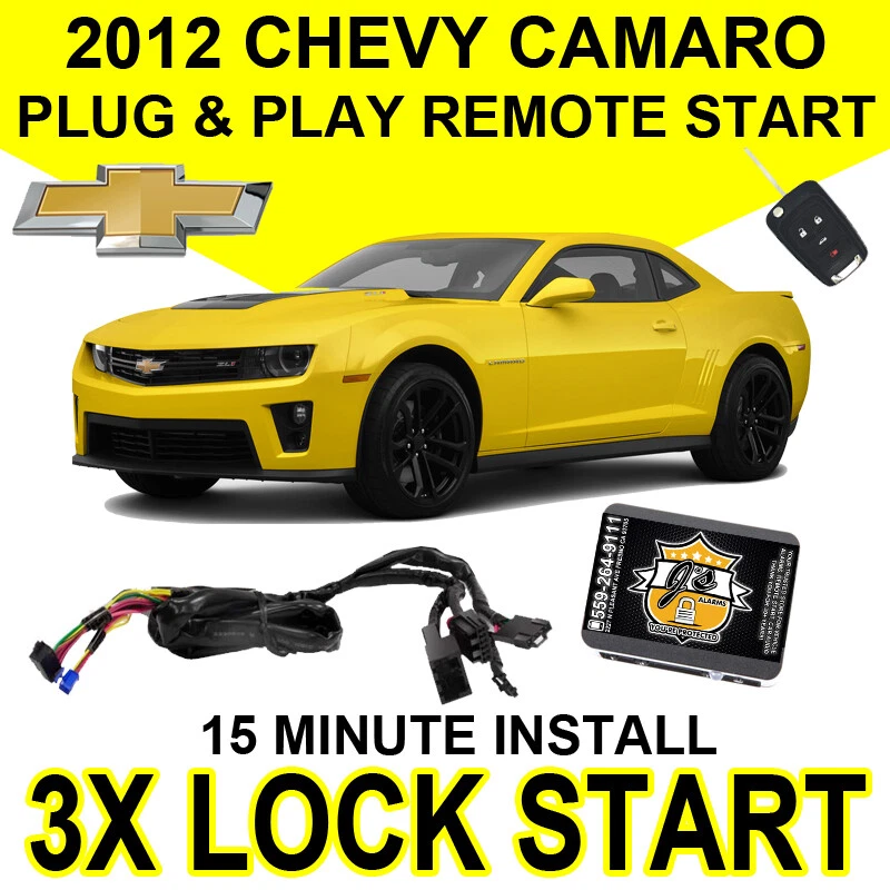 Chevy Camaro 2012 Plug & Play sistema de arranque remoto para auto Chevrolet arranque hágalo usted mismo GM7 Foto 1 de 4